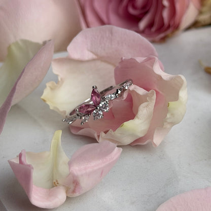 Aphrodite in Bloom – Pinker Turmalin Ring