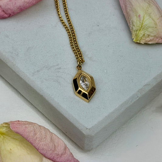 Aphrodite’s Radiance – Kette - Edelstahl