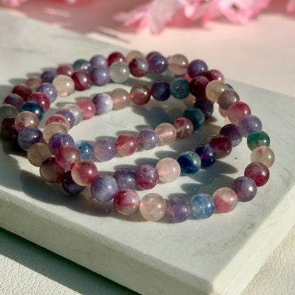 'Unicorn' Kyanit Armband | 6mm Perlen