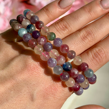 'Unicorn' Kyanit Armband | 6mm Perlen