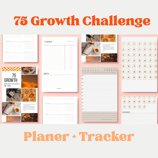 75 Growth Challenge - Planer & Habit Tracker