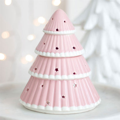 Pinke Weihnachtsbaum Öllampe