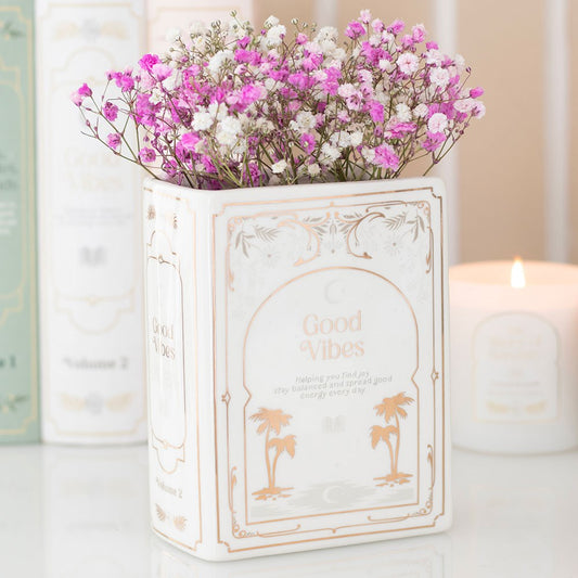 'Good Vibes' Vase - Bookish Collection