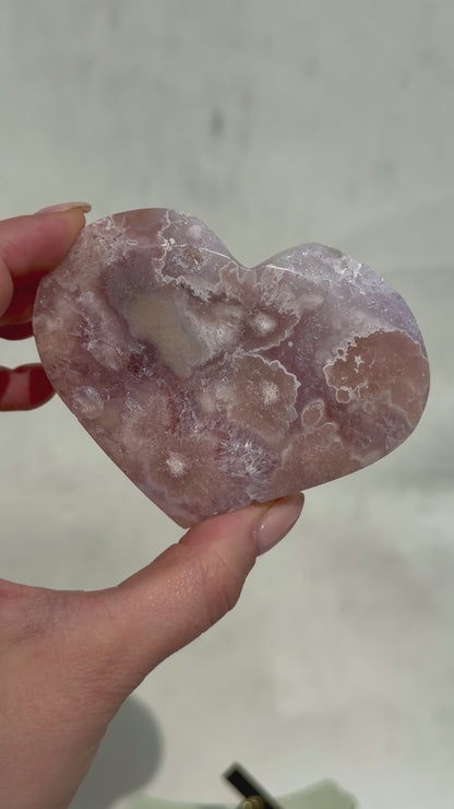 HQ Blumenachat X Amethyst Herz VI