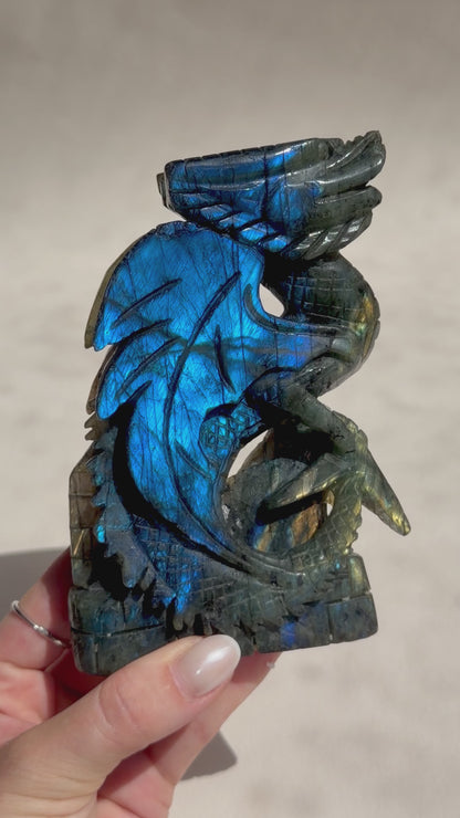 Labradorit Drache - A